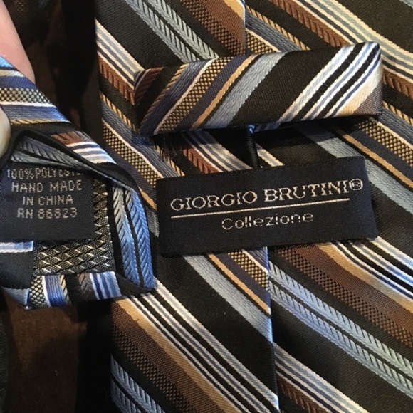 Giorgio Brutini striped tie - Picture 2 of 3